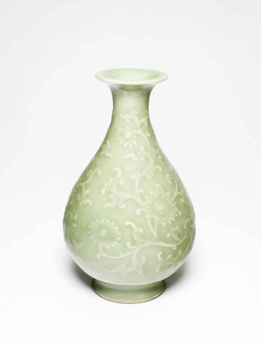 Pale Green Flower Vase